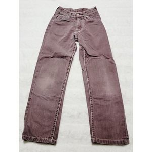 Vintage 60s Farah Of Texas No Scratch Rivets Knee Patch Cowboy USA Jeans Kids 9